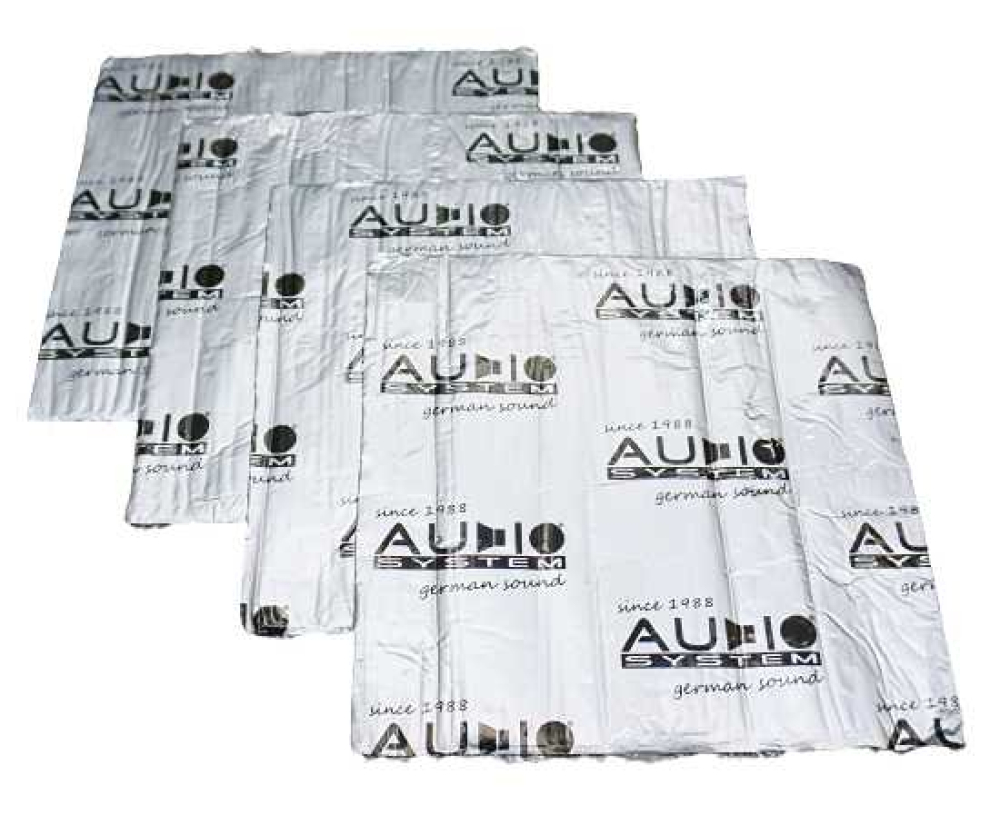 Audio System ALU SHEET | Alu-Kautschuk Dämmmatten (16 Stk. / 24 x 24 cm / 0,92 m2)